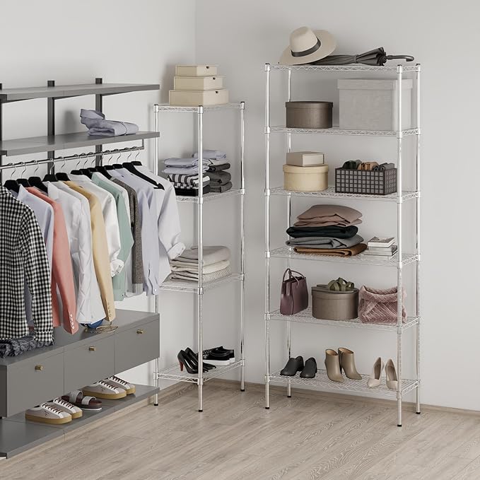 Regal Altair 14" Deep x 36" Wide x 86" Height Wire Shelving Kit | 6-Tier | NSF Commercial Storage Rack Unit