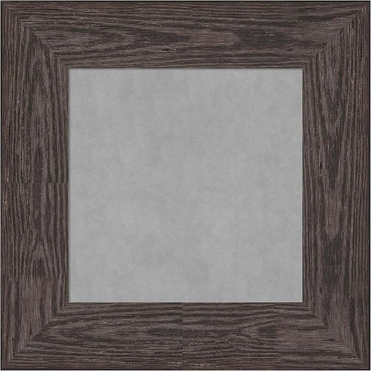 Amanti Art Black Framed Magnetic Board 18x18 X-Small Vision Board for use with Magnets, 100% Metal Sheet to Display Items as Office Decor or for Home Organization in mudroom, Kitchen or Kids Room