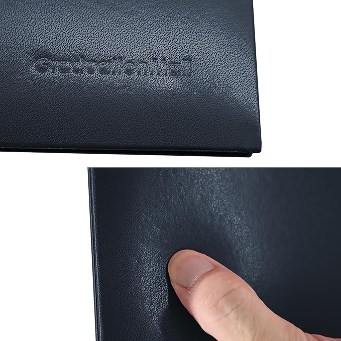 GraduationMall 8.5"x11" Smooth Padded Diploma Cover Certificate Holder Darkblue,2-Packs