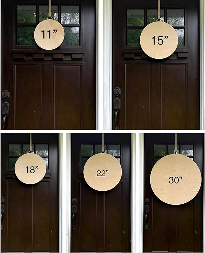 Wood front door sign Wood sign Home decor Welcome sign Sign for front door House warming gift Wedding gift (Woof-UV015(NC) P002, 22" Width)