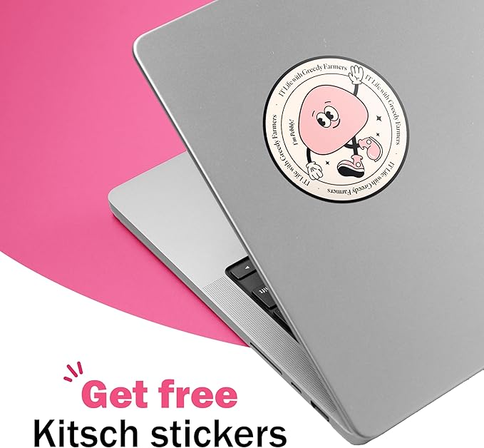 GREEDY FARMERS Mouse pad, Non-Slip Washable Waterproof Computer Mouse pad (Blush Pink)