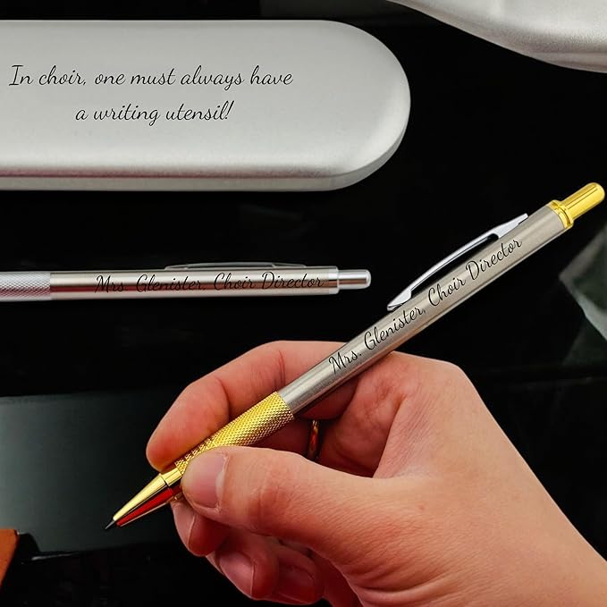 ELMA VADA STUDIO Custom Engraved Mechanical Pencil Set – Personalized 0.7mm & 2.0mm Refillable Drafting Tools – Gift for Architects, Engineers, Students, Designers, Graduation (Pencils Set Engraved)