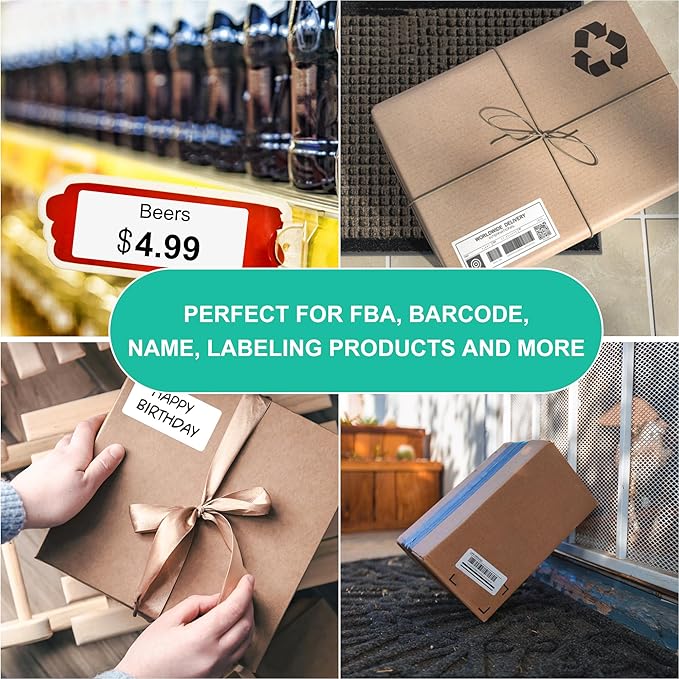 L LIKED Printable Address Labels, 1" x 2-5/8", 900 Labels, 30 per Sheet, Mailing Labels for Envelopes (30 Sheets)