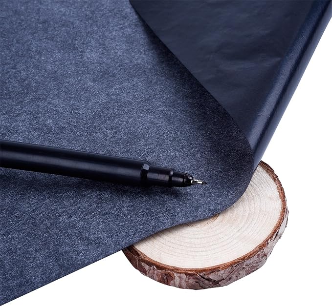 Outus 30 Pack Carbon Papers for Tracing, Graphite Carbon Copy Tracing Paper for Canvas Wood (30 Pack, 8.5 x 11 Inches)
