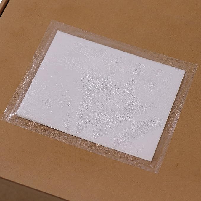 iMailer - 200 PCS 7.5"x5.5" Packing List Pouch- Clear Plastic Envelopes with Self-Adhesive Seal for Packing Slips and Invoices