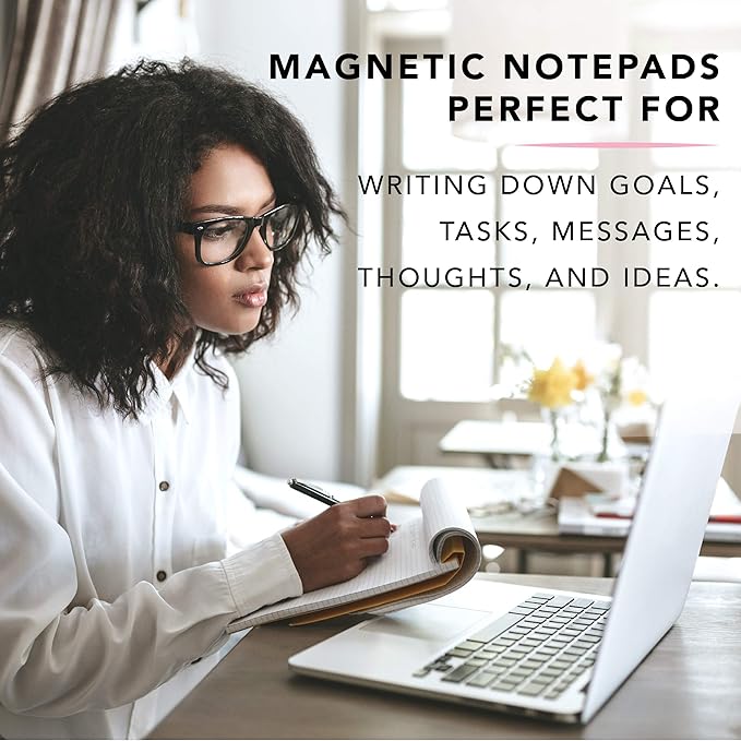 Graphique Magnetic Notepad, Religious – 100 Sheets, 4” x 9.25” x .5” – Front Says, “Thankful”, Sticks to Any Magnetic Surface, Perfect for Shopping and Grocery Lists, Makes a Great Gift (MP1345)