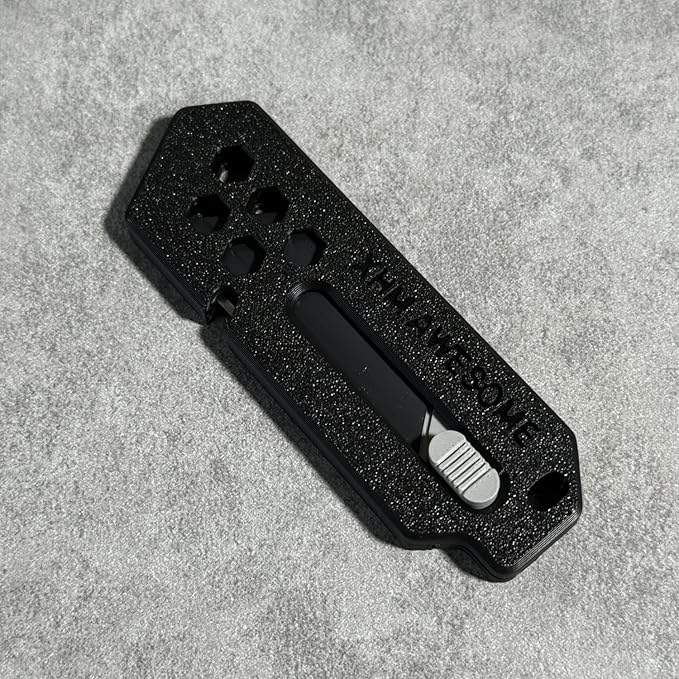 XHM Awesome Small Box Cutter Retractable Blade Ultility Knife, For Artwork, Cardboard Cutting, Package/Letter Opening, Home, Office & EDC Use, Pack of 3 (BLACK)