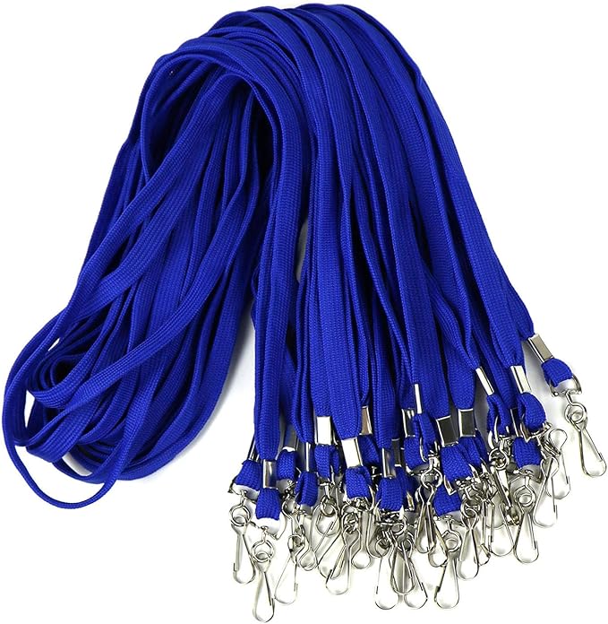 Ollain Badge Lanyards Flat Lanyard Swivel Hooks Durably Neck Bulk lanyards with Clip