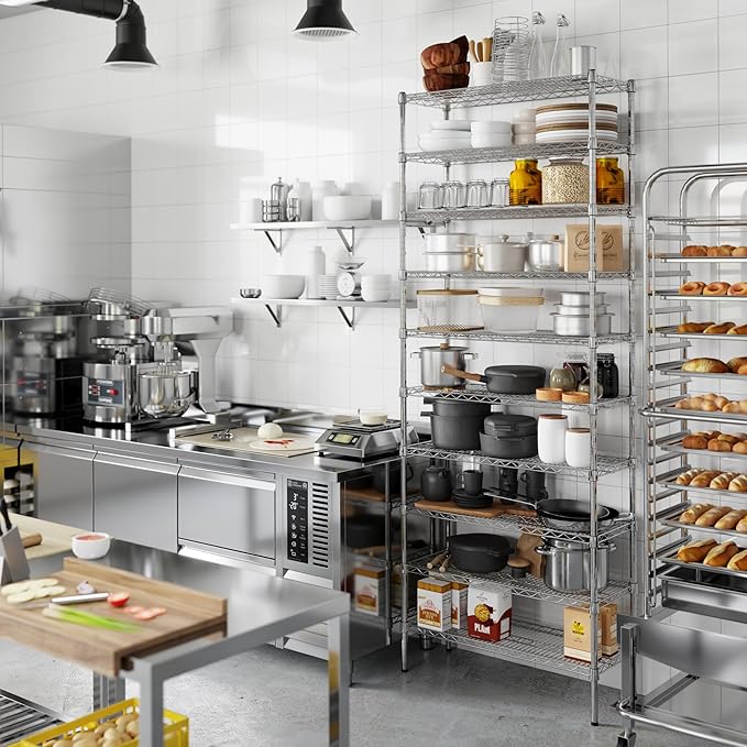 Regal Altair 14" Deep x 36" Wide x 96" Height Wire Shelving Kit | 10-Tier | NSF Commercial Storage Rack Unit