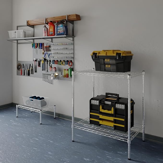 Regal Altair 21" Deep x 30" Wide x 34" Height Wire Shelving Kit | 2-Tier | NSF Commercial Storage Rack Unit