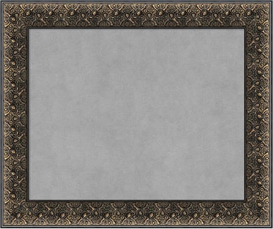 Amanti Art Black Framed Magnetic Board 21x25 Small Vision Board for use with Magnets, 100% Metal Sheet to Display Items as Office Decor or for Home Organization in mudroom, Kitchen or Kids Room