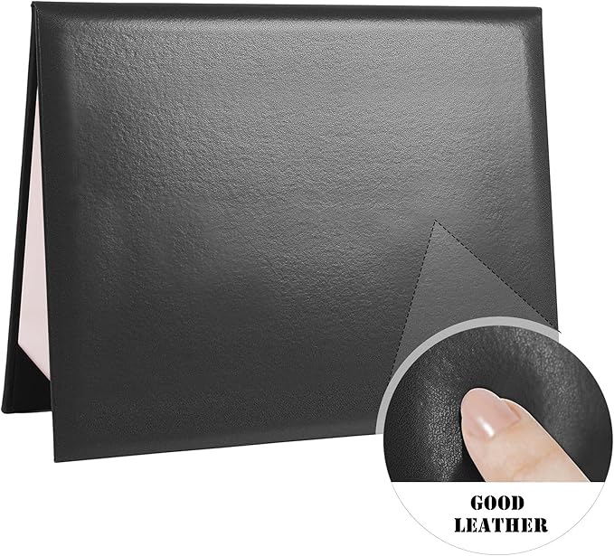Diploma Cover 8.5” x11” Diploma Holder of Graduation Leatherette Padded Certificate（Tent Style),5-Pack