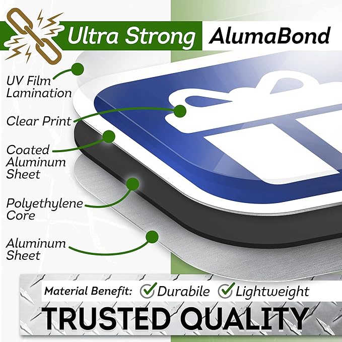 Custom Street Sign, Address Sign, 8 Colors, Reflective Option, Mounting Options, 6x24 Inch, Thick Rust-Free AlumaBond, Made in USA By My Sign Center (Iconic)
