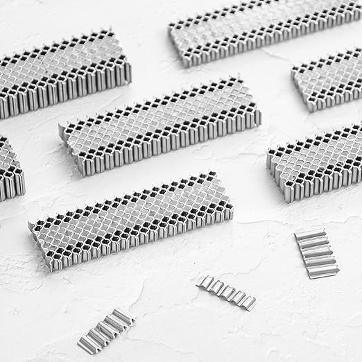 meite Corrugated Fasteners MC112 25 Gauge 1-Inch Crown 1/2-Inch Length Corrugated W Fastener Staples 4,000 PCS/Case (1 Case)