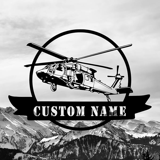 Personalized Metal Airplane Wall Art, Airplane Name Sign, Customized Pilot Name Sign, Airplane Hangar Sign Decor, Aviation Home Office Decor, Large Outdoor Decor, Pilot Gifts, Aircraft Lovers Gift