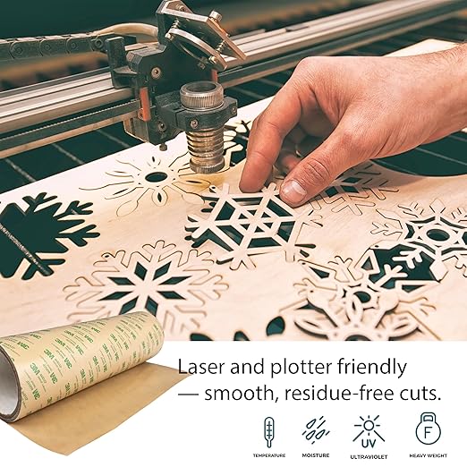 DBSTAR 3M 468MP Double Sided Adhesive Transfer Tape Sheet Roll (1, 12 in x 20 yd)