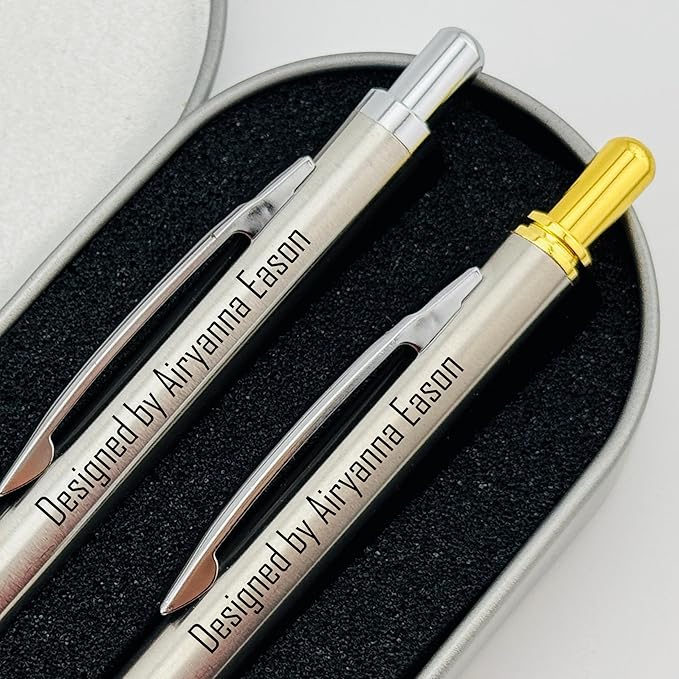 ELMA VADA STUDIO Custom Engraved Mechanical Pencil Set – Personalized 0.7mm & 2.0mm Refillable Drafting Tools – Gift for Architects, Engineers, Students, Designers, Graduation (Pencils Set Engraved)