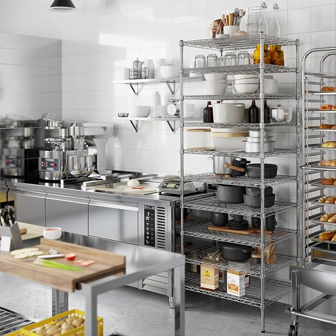 Regal Altair 24" Deep x 30" Wide x 86" Height Wire Shelving Kit | 10-Tier | NSF Commercial Storage Rack Unit