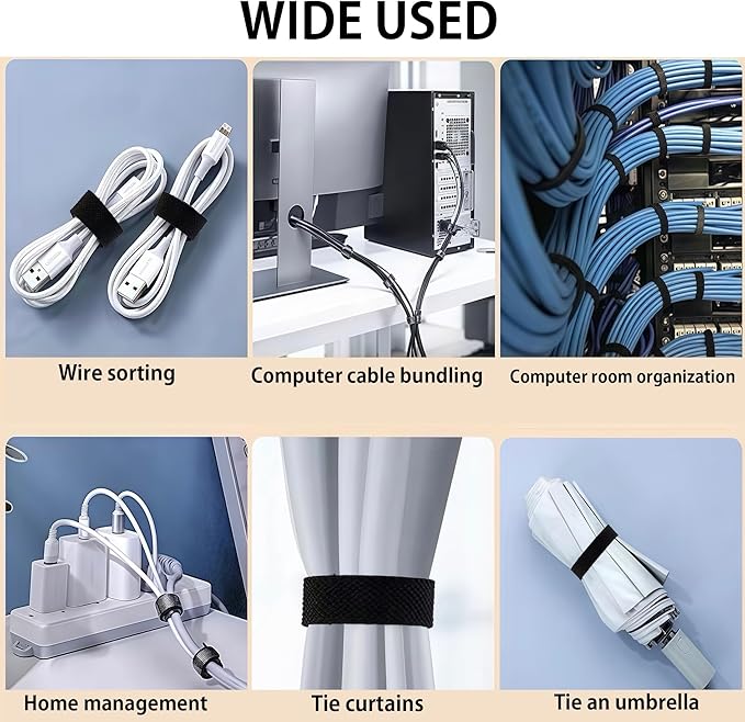 80-Pack Reusable Cable Labels & Cord Ties Kit – Write-On Wire Labels, Snap Ties + Dual-Tip Marker for Home Office Electronics Organization | Cable Tags, Cord Labels & Wire Markers Included