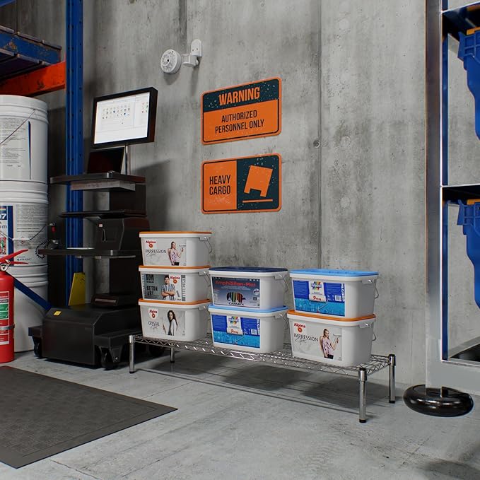 Regal Altair 14" Deep x 54" Wide x 8" Height 1-Tier Wire Shelving Kit | NSF Commercial Storage Rack Unit