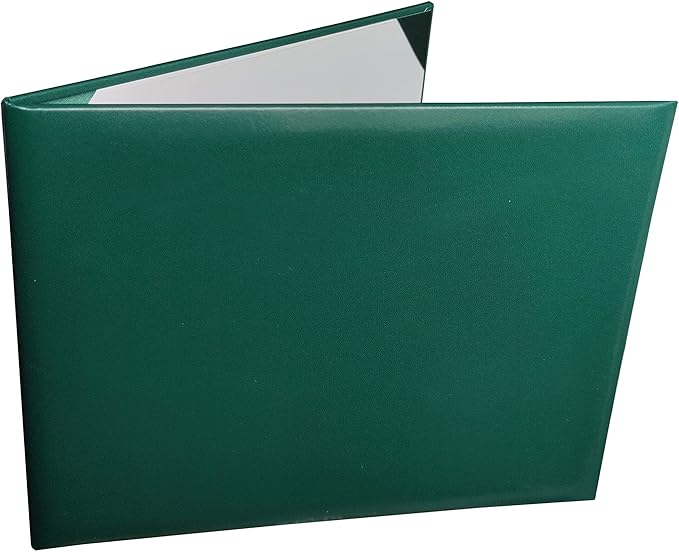 Happy Secret Diploma Cover 8.5"x 11" Diploma Holder Graduation Certificate Holders Certificate Covers Smooth Leather （Forest Green)