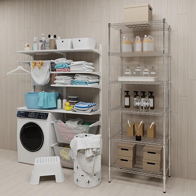 Regal Altair 21" Deep x 30" Wide x 74" Height Wire Shelving Kit | 6-Tier | NSF Commercial Storage Rack Unit