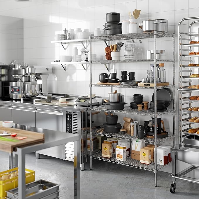 Regal Altair 21" Deep x 42" Wide x 74" Height Wire Shelving Kit | 6-Tier | NSF Commercial Storage Rack Unit