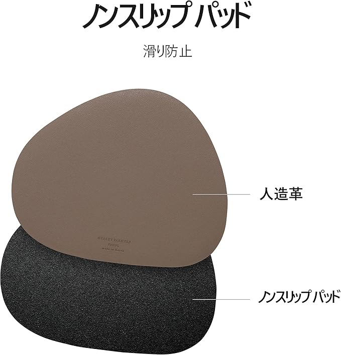 GREEDY FARMERS Mouse pad, Non-Slip Washable Waterproof Computer Mouse pad (Cocoa Taupe)