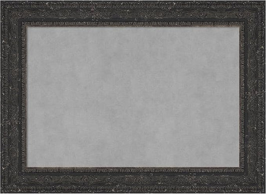 Amanti Art Black Framed Magnetic Board 21x29 Medium Vision Board for use with Magnets, 100% Metal Sheet to Display Items as Office Decor or for Home Organization in mudroom, Kitchen or Kids Room