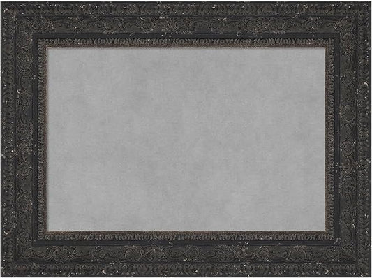Amanti Art Black Framed Magnetic Board 17x23 Small Vision Board for use with Magnets, 100% Metal Sheet to Display Items as Office Decor or for Home Organization in mudroom, Kitchen or Kids Room