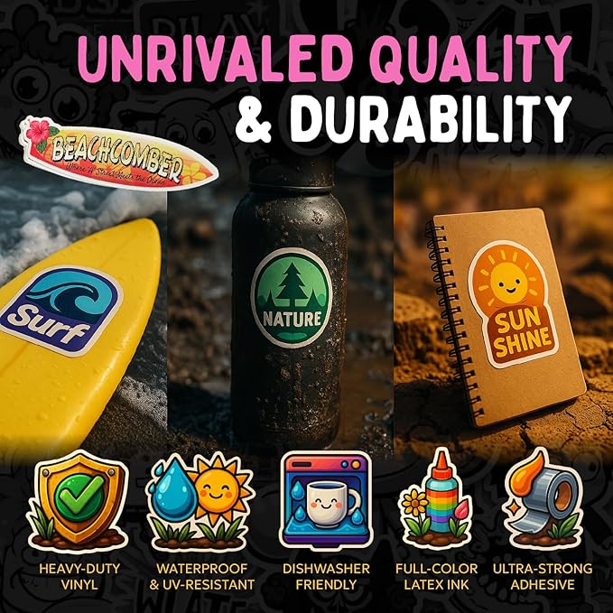 Large Custom Vinyl Decals - Full Color Sticker Printing | Personalized Stickers for Business Logo - Ideal for Windows, Doors, Walls, Vehicles, Cars, Trucks