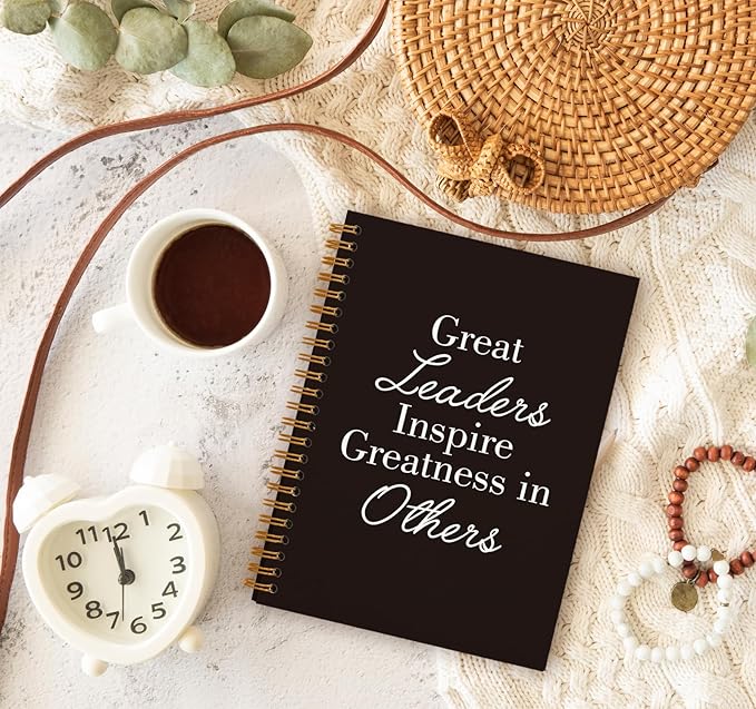 OXW Boss Gifts, Leadership Gifts Notebook Journal, Cool Gifts for Bosses, Thank You Gifts for Women Men Coworkers, Appreciation Gifts for Boss Leader Mentor Supervisor Manager(5.5'' X 8.3'')