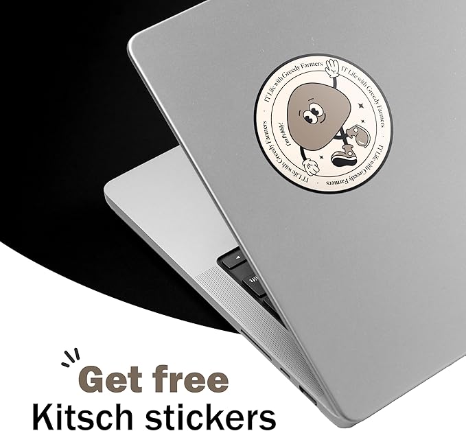 GREEDY FARMERS Mouse pad, Non-Slip Washable Waterproof Computer Mouse pad (Cocoa Taupe)