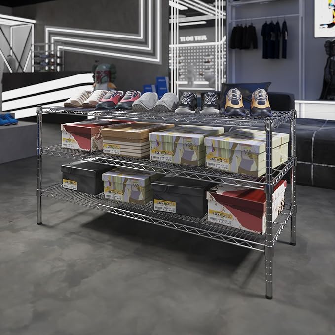 Regal Altair 21" Deep x 54" Wide x 27" Height Wire Shelving Kit | 3-Tier | NSF Commercial Storage Rack Unit
