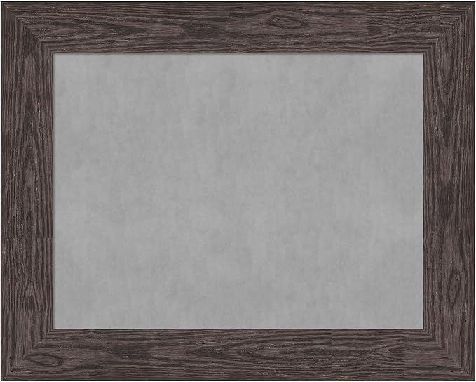 Amanti Art Black Framed Magnetic Board 24x30 Medium Vision Board for use with Magnets, 100% Metal Sheet to Display Items as Office Decor or for Home Organization in mudroom, Kitchen or Kids Room