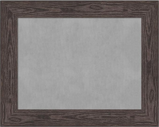 Amanti Art Black Framed Magnetic Board 24x30 Medium Vision Board for use with Magnets, 100% Metal Sheet to Display Items as Office Decor or for Home Organization in mudroom, Kitchen or Kids Room