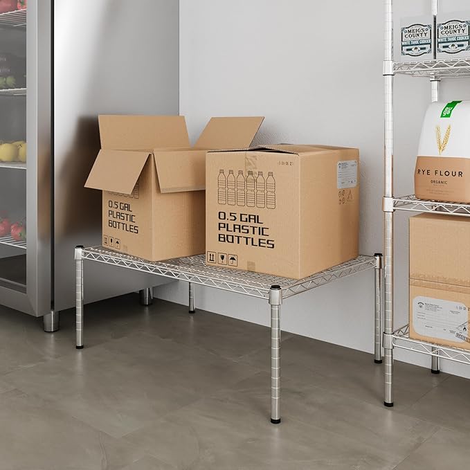 Regal Altair 24" Deep x 36" Wide x 14" Height Wire Shelving Kit | 1-Tier | NSF Commercial Storage Rack Unit