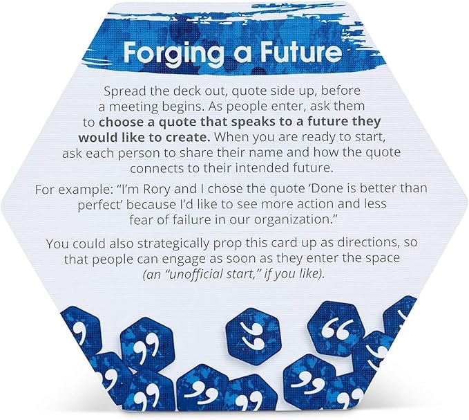We! Engage Cards - Conversation Cards to Build Trust & Connection - 56 Inspiring Pieces with Quotes, Photos, & Activities - Ideal for Office Meetings, Ice Breakers, and Educational Team Building