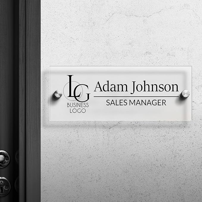 Custom Name Plates for Doors Personalized Wall Name Signs Office Workspace Decor New Job CEO Gift