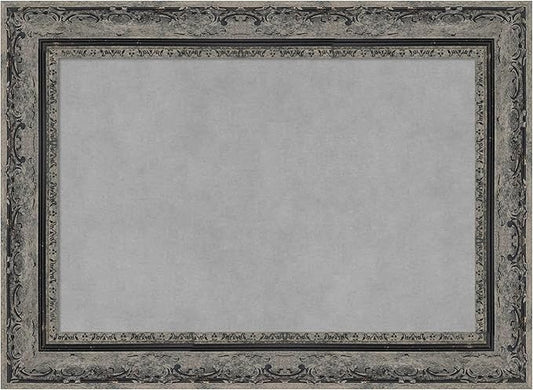 Amanti Art Black Framed Magnetic Board 16x22 Small Vision Board for use with Magnets, 100% Metal Sheet to Display Items as Office Decor or for Home Organization in mudroom, Kitchen or Kids Room