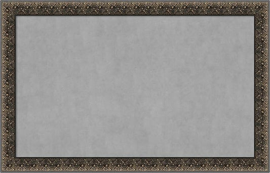 Amanti Art Black Framed Magnetic Board 29x45 Large Vision Board for use with Magnets, 100% Metal Sheet to Display Items as Office Decor or for Home Organization in mudroom, Kitchen or Kids Room