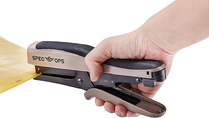 Spec Ops Tools Heavy Duty 45 Sheet Plier Stapler, Comfort Grip, 3% Donated to Veterans