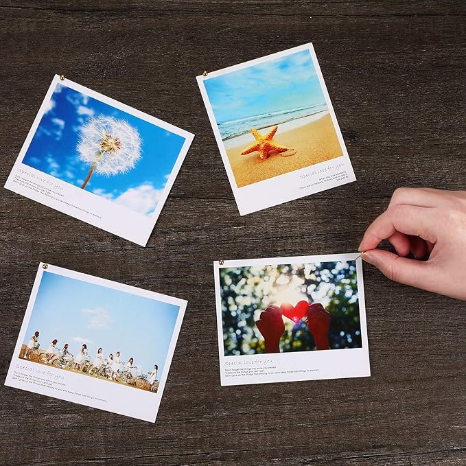 WILLBOND 500 Pack Map Push Pins Map Tacks Small Round Head Push Pins Thumb Tacks for Travel Picture Photo Bulletin Board Wall DIY Craft School Office Home(Golden,1/8 Inch)