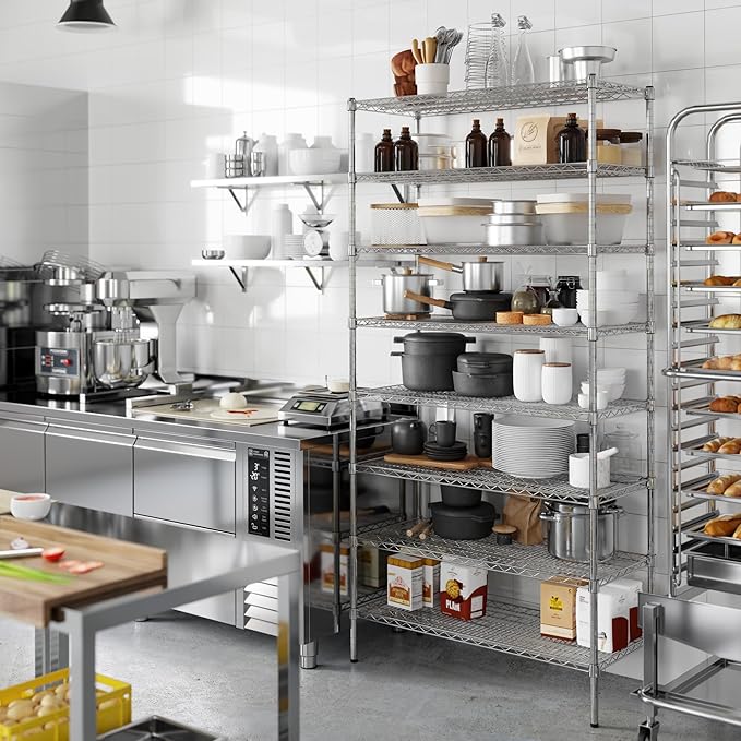 Regal Altair 18" Deep x 42" Wide x 86" Height Wire Shelving Kit | 8-Tier | NSF Commercial Storage Rack Unit