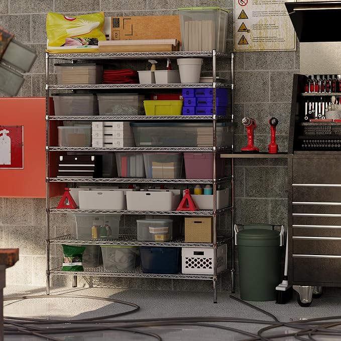 Regal Altair 24" Deep x 54" Wide x 74" Height Wire Shelving Kit | 8-Tier | NSF Commercial Storage Rack Unit