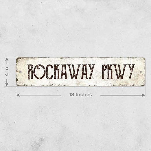 Rustic Custom Sign, Personalized Metal Signs, Gift for Him Men Dad, Man Cave, Indoor and Outdoor Use, 4x18 Inches, ACM, Fade Resistant, Made in the USA