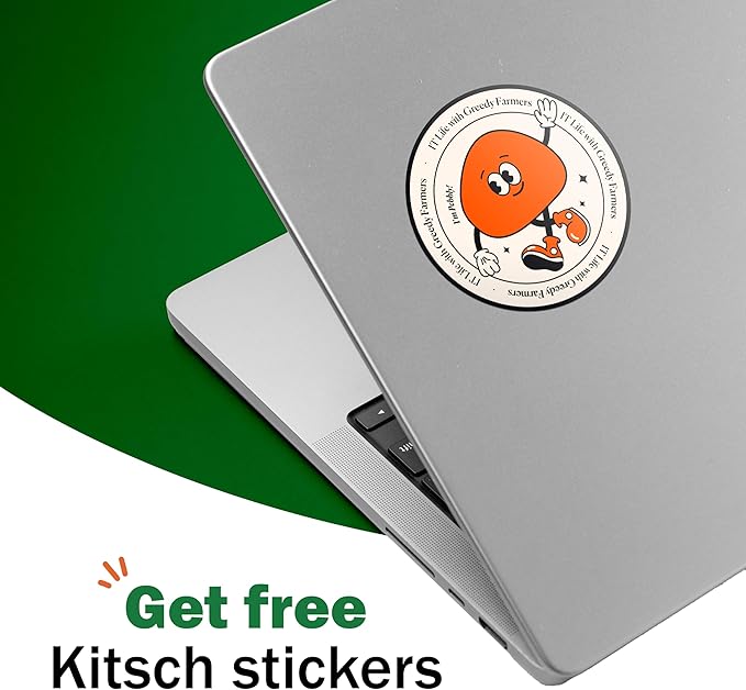 GREEDY FARMERS Mouse pad, Non-Slip Washable Waterproof Computer Mouse pad (Tangerine)