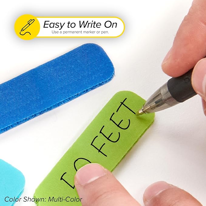 Wrap-It Storage Cable Labels - Large, White (30-Pack) Write On Cord Labels, Wire Tags for Cable Management and Organizer for Electronics, Computers and More