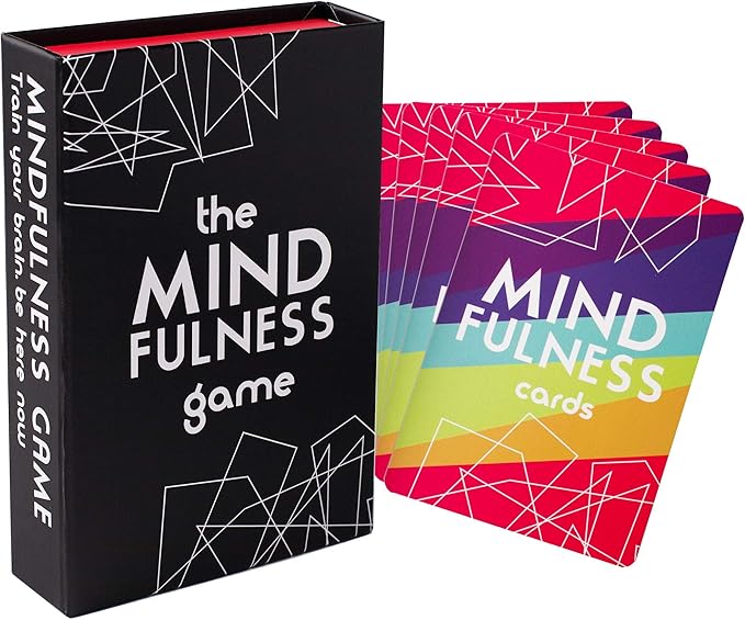 Mindfulness Cards - Conversation Cards for Kids and Therapy Games for Teens, Kids and Adults. Mindfulness Game for Better Communication and Social Skills - Great Teacher Gifts or Homeschool Essentials