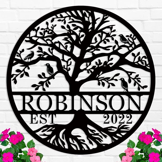 Wedding Gifts for Couples 2025 Last Name Signs for Home Personalized Valentine’s gifts Monogram Wall Decor Personalized Family Name Sign Anniversary Wedding Gift